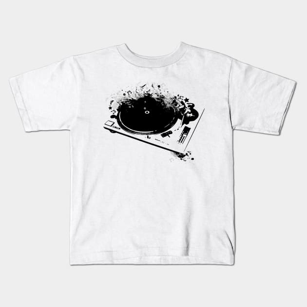 PLATINE DJ Kids T-Shirt by KINGDESIGNSHOP